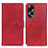 Coque Portefeuille Livre Cuir Etui Clapet A05D pour Oppo A58 5G Rouge