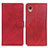 Coque Portefeuille Livre Cuir Etui Clapet A05D pour Samsung Galaxy A22 5G SC-56B Rouge