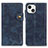 Coque Portefeuille Livre Cuir Etui Clapet A06 pour Apple iPhone 14 Bleu