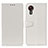Coque Portefeuille Livre Cuir Etui Clapet A06D pour Samsung Galaxy XCover 5 SM-G525F Blanc