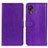 Coque Portefeuille Livre Cuir Etui Clapet A06D pour Samsung Galaxy XCover 5 SM-G525F Violet