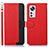 Coque Portefeuille Livre Cuir Etui Clapet A06D pour Xiaomi Mi 12S 5G Rouge