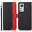 Coque Portefeuille Livre Cuir Etui Clapet A06D pour Xiaomi Mi 12S 5G Rouge et Noir