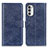 Coque Portefeuille Livre Cuir Etui Clapet A07D pour Motorola MOTO G52 Bleu