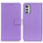 Coque Portefeuille Livre Cuir Etui Clapet A08D pour Motorola Moto E32 Violet
