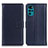 Coque Portefeuille Livre Cuir Etui Clapet A08D pour Motorola Moto G22 Bleu