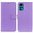 Coque Portefeuille Livre Cuir Etui Clapet A08D pour Motorola Moto G22 Violet