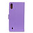 Coque Portefeuille Livre Cuir Etui Clapet A08D pour Samsung Galaxy M01 Violet