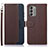 Coque Portefeuille Livre Cuir Etui Clapet A09D pour Nokia G400 5G Marron Petit