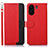 Coque Portefeuille Livre Cuir Etui Clapet A09D pour Xiaomi Redmi 13C Rouge
