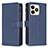 Coque Portefeuille Livre Cuir Etui Clapet B01F pour Realme C51 Bleu