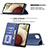 Coque Portefeuille Livre Cuir Etui Clapet B01F pour Samsung Galaxy A12 5G Petit