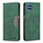 Coque Portefeuille Livre Cuir Etui Clapet B01F pour Samsung Galaxy M32 4G Vert Petit