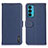 Coque Portefeuille Livre Cuir Etui Clapet B01H pour Motorola Moto Edge Lite 5G Bleu
