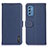 Coque Portefeuille Livre Cuir Etui Clapet B01H pour Samsung Galaxy M52 5G Bleu