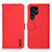 Coque Portefeuille Livre Cuir Etui Clapet B01H pour Samsung Galaxy S21 Ultra 5G Rouge
