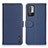 Coque Portefeuille Livre Cuir Etui Clapet B01H pour Xiaomi Redmi Note 10 5G Bleu