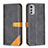 Coque Portefeuille Livre Cuir Etui Clapet B02F pour Motorola Moto E32 Petit