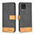 Coque Portefeuille Livre Cuir Etui Clapet B02F pour Samsung Galaxy M12 Noir