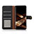 Coque Portefeuille Livre Cuir Etui Clapet B02H pour Samsung Galaxy S25 Ultra 5G Petit