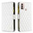 Coque Portefeuille Livre Cuir Etui Clapet B03F pour Motorola Moto E30 Blanc