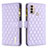 Coque Portefeuille Livre Cuir Etui Clapet B03F pour Motorola Moto E30 Violet