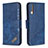 Coque Portefeuille Livre Cuir Etui Clapet B03F pour Samsung Galaxy A70S Bleu