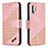 Coque Portefeuille Livre Cuir Etui Clapet B03F pour Samsung Galaxy Note 10 Plus 5G Or Rose