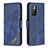 Coque Portefeuille Livre Cuir Etui Clapet B03F pour Xiaomi Redmi Note 11 4G (2021) Bleu
