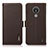 Coque Portefeuille Livre Cuir Etui Clapet B03H pour Nokia C21 Marron