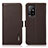 Coque Portefeuille Livre Cuir Etui Clapet B03H pour Oppo A94 4G Marron