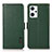 Coque Portefeuille Livre Cuir Etui Clapet B03H pour Oppo Reno7 A Vert
