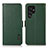 Coque Portefeuille Livre Cuir Etui Clapet B03H pour Samsung Galaxy S22 Ultra 5G Vert
