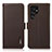 Coque Portefeuille Livre Cuir Etui Clapet B03H pour Samsung Galaxy S24 Ultra 5G Marron