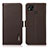 Coque Portefeuille Livre Cuir Etui Clapet B03H pour Xiaomi Redmi 9C NFC Marron