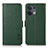 Coque Portefeuille Livre Cuir Etui Clapet B03H pour Xiaomi Redmi Note 13 Pro 5G Vert Petit