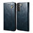 Coque Portefeuille Livre Cuir Etui Clapet B03S pour Samsung Galaxy S22 5G Bleu