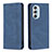 Coque Portefeuille Livre Cuir Etui Clapet B04F pour Motorola Moto Edge Plus (2022) 5G Bleu