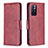Coque Portefeuille Livre Cuir Etui Clapet B04F pour Xiaomi Poco M4 Pro 5G Rouge