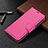 Coque Portefeuille Livre Cuir Etui Clapet B05F pour Samsung Galaxy S23 Plus 5G Rose Rouge