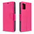 Coque Portefeuille Livre Cuir Etui Clapet B06F pour Samsung Galaxy M40S Rose Rouge