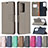 Coque Portefeuille Livre Cuir Etui Clapet B06F pour Samsung Galaxy Note 20 Ultra 5G Petit