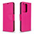 Coque Portefeuille Livre Cuir Etui Clapet B06F pour Samsung Galaxy S20 Plus Rose Rouge