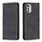 Coque Portefeuille Livre Cuir Etui Clapet B07F pour Motorola Moto E32 Noir