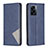 Coque Portefeuille Livre Cuir Etui Clapet B07F pour Oppo A56S 5G Bleu