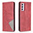 Coque Portefeuille Livre Cuir Etui Clapet B07F pour Samsung Galaxy M14 5G Rouge Petit