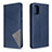 Coque Portefeuille Livre Cuir Etui Clapet B07F pour Samsung Galaxy M40S Bleu