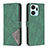 Coque Portefeuille Livre Cuir Etui Clapet B08F pour Huawei Honor X7a Vert Petit