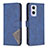 Coque Portefeuille Livre Cuir Etui Clapet B08F pour Oppo Reno7 Z 5G Bleu