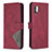 Coque Portefeuille Livre Cuir Etui Clapet B08F pour Samsung Galaxy Note 10 Plus 5G Rouge